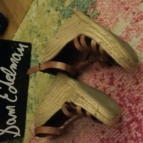 Sam Edelman Espadrilles Chestnut Brown sz 8.5 - Picture 3 of 6